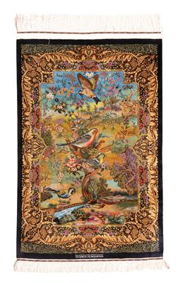 Ghom Silk Finest Quality, Iran, c. 150 x 100 cm, - Oriental Carpets, Textiles and Tapestries