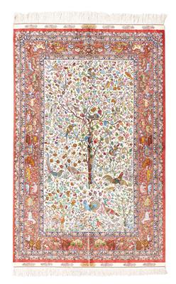 Ghom Silk Fine, Iran, c. 175 x 110 cm, - Orientální koberce, textilie a tapiserie