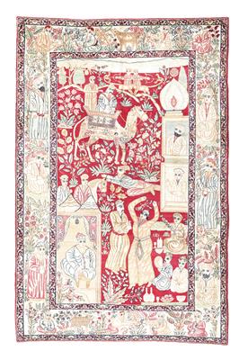Kirman, Iran, c. 210 x 138 cm, - Oriental Carpets, Textiles and Tapestries