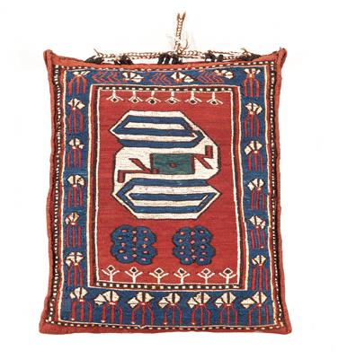 Shah Savan Tasche, Azerbaidschan, ca. 40 x 35 cm, - Orientteppiche, Textilen und Tapisserien