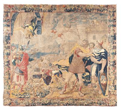 Tapestry, Brussels, c. 393 x 437 cm, - Oriental Carpets, Textiles and Tapestries