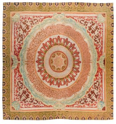 Aubusson, France, c.407 x 387 cm, - Orientální koberce, textilie a tapiserie