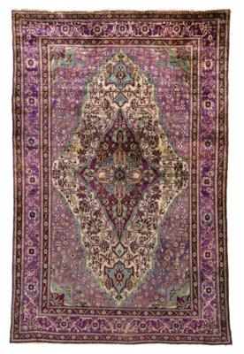 Ferahan Seide, Iran, ca.200 x 130 cm, - Orientteppiche, Textilien und Tapisserien