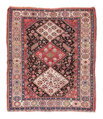 Gaschgai, Iran, ca.128 x 110 cm, - Orientteppiche, Textilien und Tapisserien