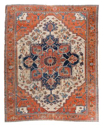 Heriz, Iran, c.375 x 298 cm, - Tappeti orientali, tessuti, arazzi