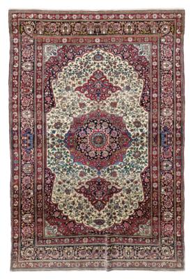 Isfahan, Iran, c.216 x 145 cm, - Orientální koberce, textilie a tapiserie