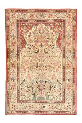 Keschan Dabir, Iran, c.209 x 141 cm, - Orientální koberce, textilie a tapiserie