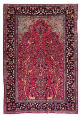 Keschan Manchester, Iran, ca.198 x 135 cm, - Orientteppiche, Textilien und Tapisserien