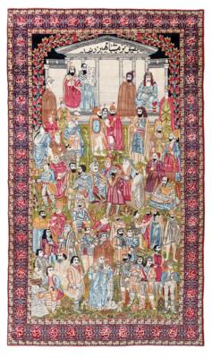Kirman Mesehir, Iran, ca.237 x 138 cm, - Orientteppiche, Textilien und Tapisserien