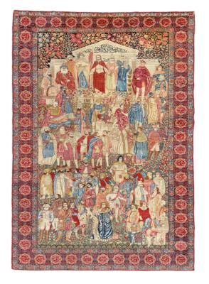 Kirman Meshehir, Iran, c.280 x 163 cm, - Oriental Carpets, Textiles and Tapestries