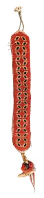 Knüpfband, Tibet, ca.60 x 9 cm, - Orientteppiche, Textilien und Tapisserien