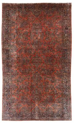 Manchester Keschan, Iran, ca.590 x 351 cm, - Orientteppiche, Textilien und Tapisserien