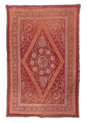 Osmanisches Textil, Türkei, ca.280 x 184 cm, - Orientteppiche, Textilien und Tapisserien