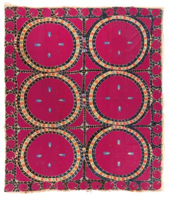 Susani, Usbekistan, ca.259 x 224 cm, - Orientteppiche, Textilien und Tapisserien