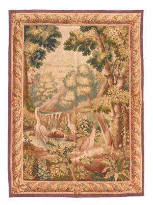 Tapisserie, Frankreich, ca.192 x 140 cm, - Orientteppiche, Textilien und Tapisserien