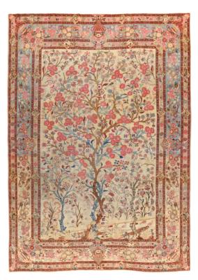 Teheran, Iran, c.374 x 266 cm, - Orientální koberce, textilie a tapiserie