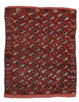 Tekke, Turkmenistan, c.236(221 without Kelim) x 175 cm, - Orientální koberce, textilie a tapiserie