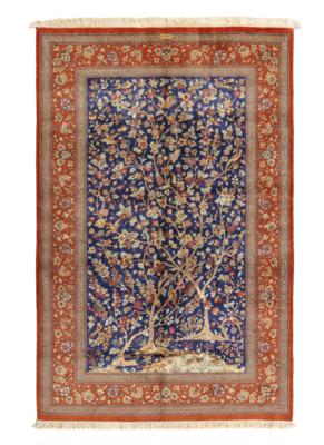 Ghom Silk Fine, Iran, c. 200 x 130 cm, - Tappeti orientali, tessuti, arazzi