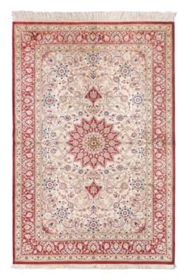 Ghom Silk Fine, Iran, c. 200 x 134 cm, - Oriental Carpets, Textiles and Tapestries