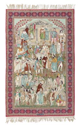 Kirman Meshehir, Iran, ca. 244 x 155 cm, - Orientteppiche, Textilien & Tapisserien