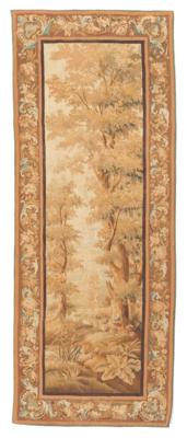 Tapisserie, Frankreich, ca. H.293 x B.113 cm, - Orientteppiche, Textilien & Tapisserien