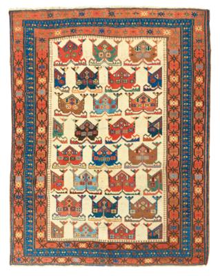Afschar, Iran, ca. 184 x 144 cm, - Orientální koberce, textilie a tapiserie