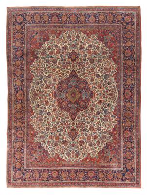 Keschan, Iran, ca. 364 x 270 cm, - Orientteppiche, Textilien & Tapisserien