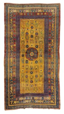 Khotan, Ostturkestan, ca. 400 x 213 cm, - Tappeti orientali, tessuti, arazzi