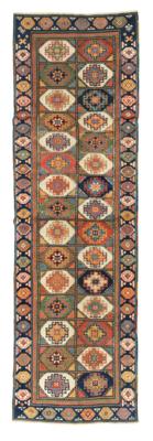 Moghan, Südostkaukasus, ca. 330 x 102 cm, - Orientteppiche, Textilien & Tapisserien