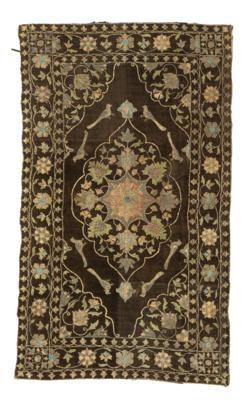 Osmanische Stickerei, Türkei, ca. 143 x 85 cm, - Orientteppiche, Textilien & Tapisserien