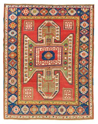 Sewan Kasak, Südwestkaukasus, ca. 205 x 160 cm, - Orientální koberce, textilie a tapiserie