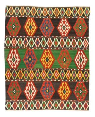 Shah Savan Kelim, Azerbaischan, ca. 246 x 200 cm, - Orientteppiche, Textilien & Tapisserien