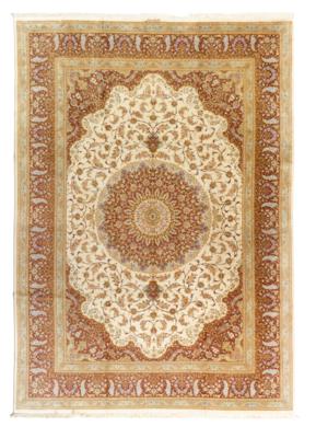 Ghom Silk Fine, Iran, c. 345 x 243 cm, - Tappeti orientali, tessuti, arazzi