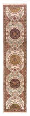 Ghom Seide, Iran, ca. 410 x 90 cm, - Orientteppiche, Textilien & Tapisserien
