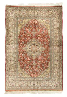 Hereke Silk 10 x 10, Turkey, c. 212 x 141 cm, - Tappeti orientali, tessuti, arazzi
