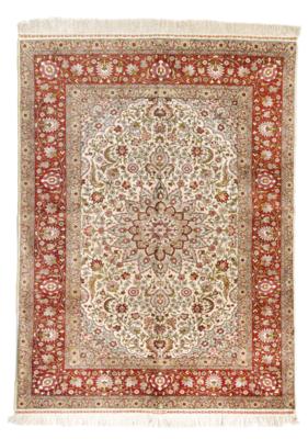 Hereke Silk 11 x 11, Turkey, c. 200 x 148 cm, - Tappeti orientali, tessuti, arazzi