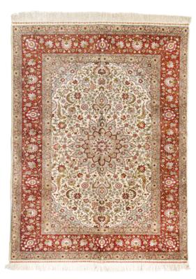 Hereke Silk 11 x 11, Turkey, c. 200 x 148 cm, - Orientální koberce, textilie a tapiserie