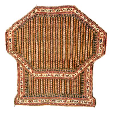 Kashkuli Saddle, Iran, c. 110 x 110 cm, - Orientální koberce, textilie a tapiserie