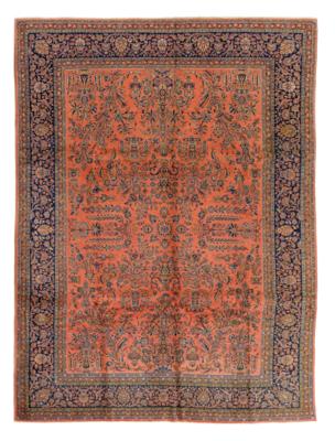 Keshan Manchester, Iran, c. 360 x 270 cm, - Oriental Carpets, Textiles and Tapestries