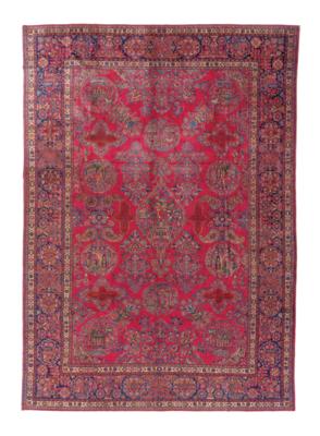 Keshan Manchester, Iran, c. 430 x 300 cm, - Orientální koberce, textilie a tapiserie