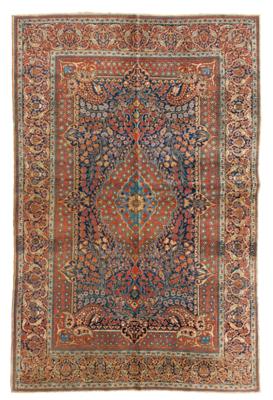 Keschan Mochtaschem, Iran, ca. 203 x 133 cm, - Orientteppiche, Textilien & Tapisserien