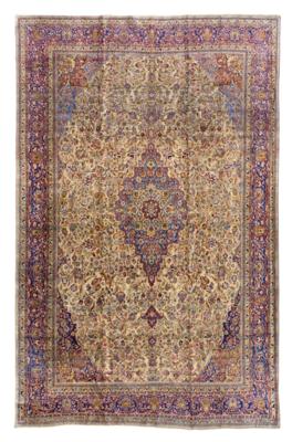 Keshan Silk, Iran, c. 390 x 250 cm, - Orientální koberce, textilie a tapiserie