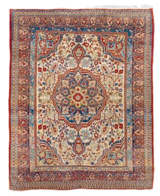 Tabriz Silk, Iran, c. 166 x 132 cm, - Tappeti orientali, tessuti, arazzi