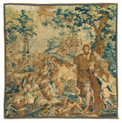Tapestry, Brussels, c. 300 cm high x 295 cm wide, - Oriental Carpets, Textiles and Tapestries