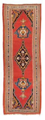 Bijar Kilim, Iran, c. 440 x 155 cm, - Orientální koberce, textilie a tapiserie