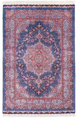 Ghom Seide extra fein, Iran, ca. 210 x 140 cm, - Orientteppiche, Textilien & Tapisserien