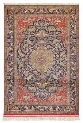 Ghom Silk, Iran, c. 195 x 130 cm, - Tappeti orientali, tessuti, arazzi