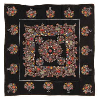 Rasht Embroidery, Iran, c. 142 x 142 cm, - Oriental Carpets, Textiles and Tapestries