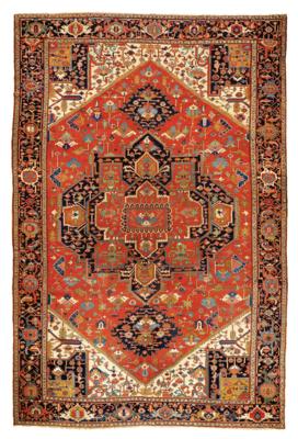 Serapi, Iran, c. 613 x 397 cm, - Orientální koberce, textilie a tapiserie