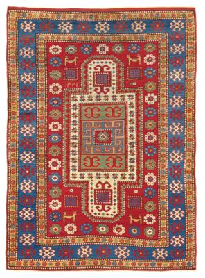 Sevan Kazak, Southwest Caucasus, c. 200 x 150 cm, - Oriental Carpets, Textiles and Tapestries